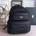 TRIANGLE LOGO BACKPACK 40 IN BLACK RE-NYLON
