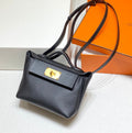 MINI 24/24 21CM IN BLACK EVERCOLOR CALFSKIN GOLD KELLY BUCKLE