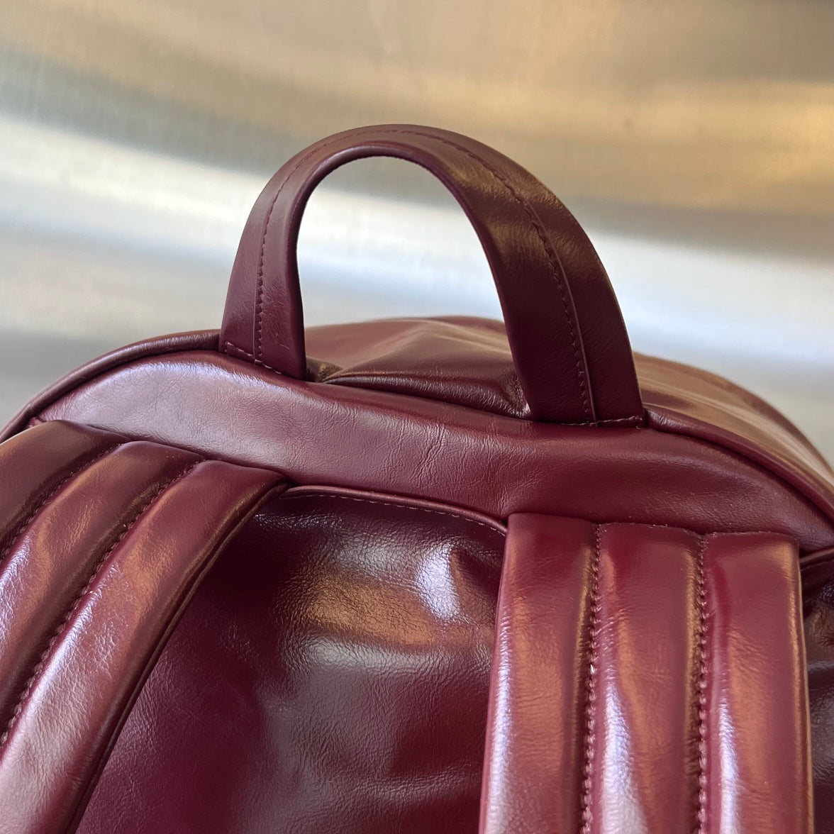 MEDIUM ARCHETYPE 46 BAROLO LAMBSKIN BACKPACK