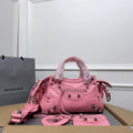 NEO CAGOLE 26 IN FLAMINGO PINK LAMBSKIN