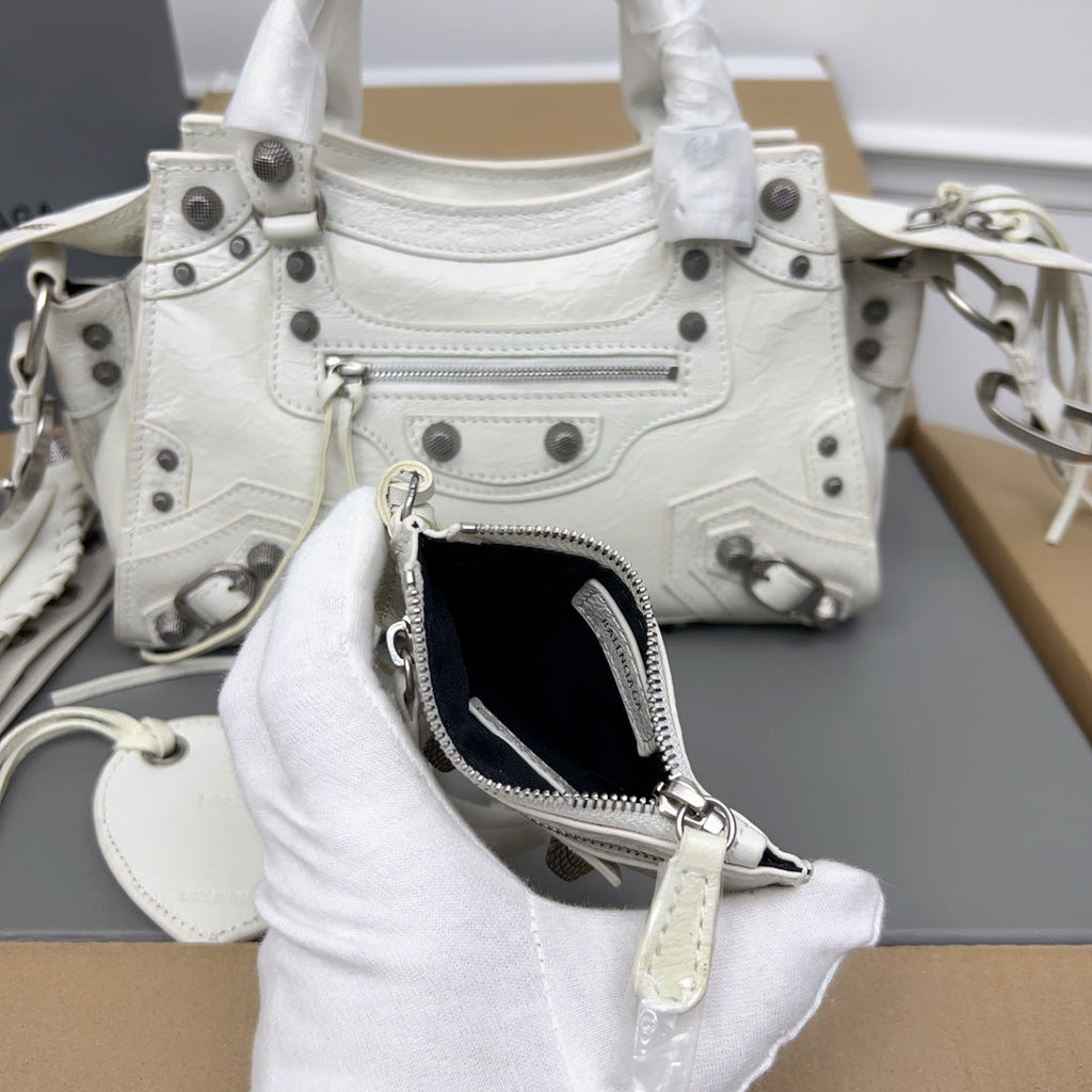 NEO CAGOLE 26 IN WHITE LAMBSKIN
