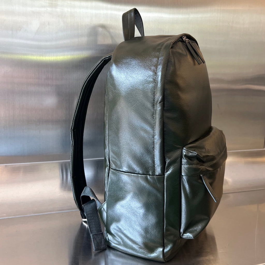 MEDIUM ARCHETYPE 46 DARK GREEN LAMBSKIN BACKPACK