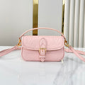 NANO DIANE 19 IN OPALE PINK MONOGRAM EMPREINTE LEATHER