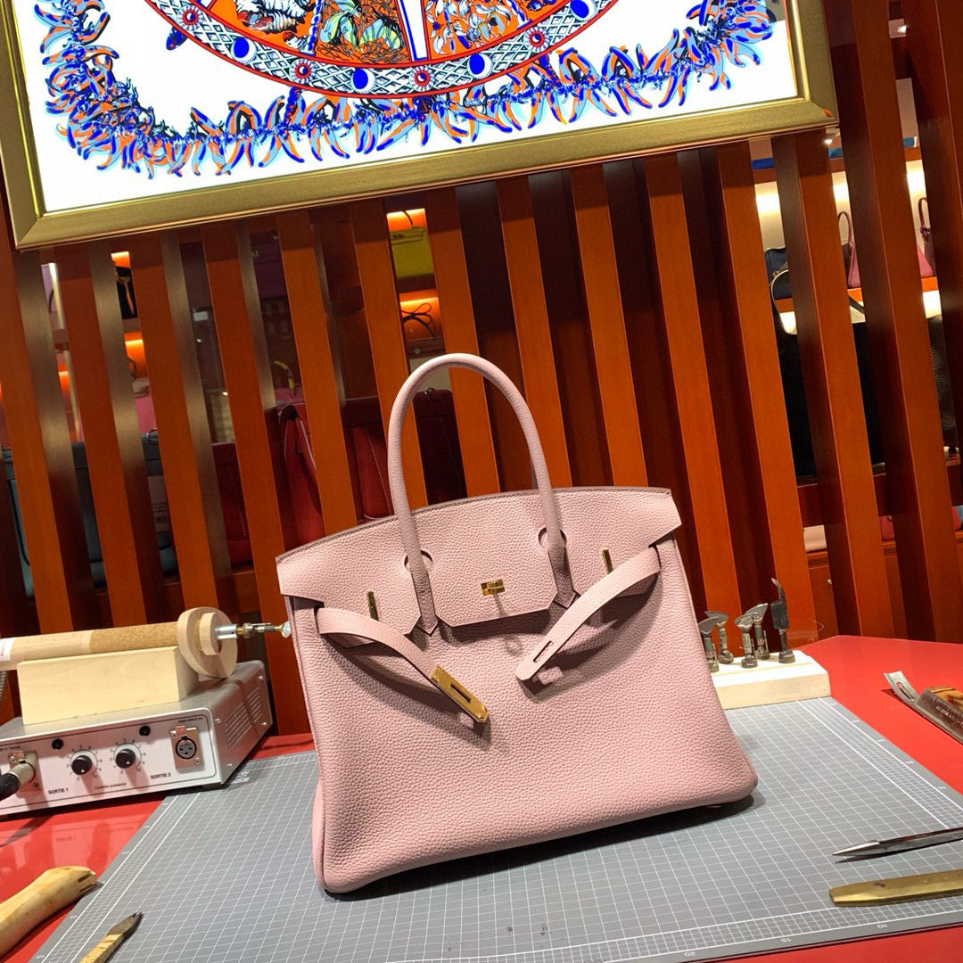 HM BIRKIN 30CM LIGHT PINK TOGO LEATHER GOLD HARDWARE