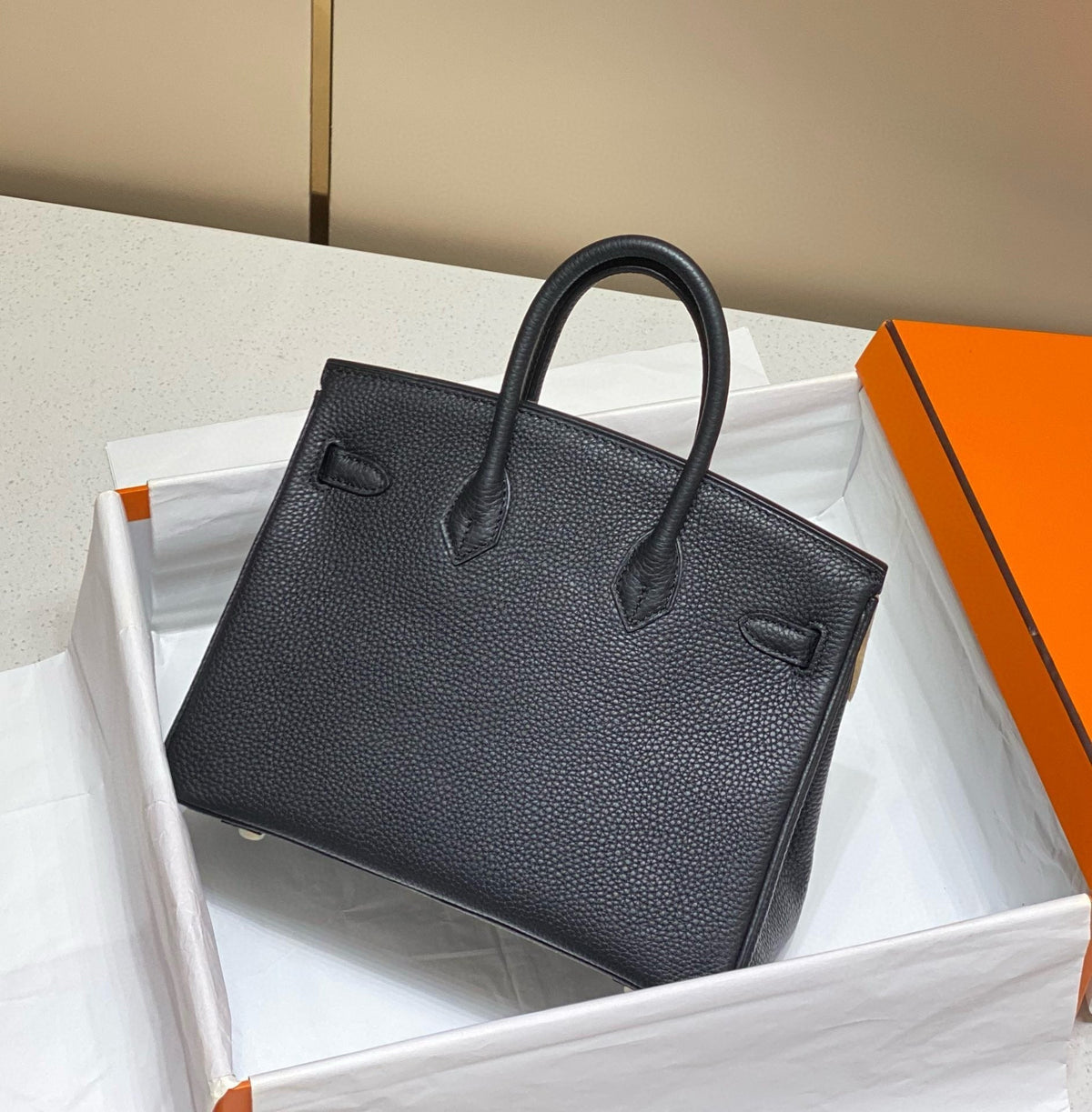 HM BIRKIN 30CM IN BLACK TOGO LEATHER GOLD HARDWARE