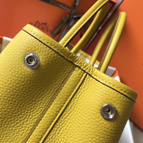 HERM Garden Party 36 Bag In Yellow Clemence Leather