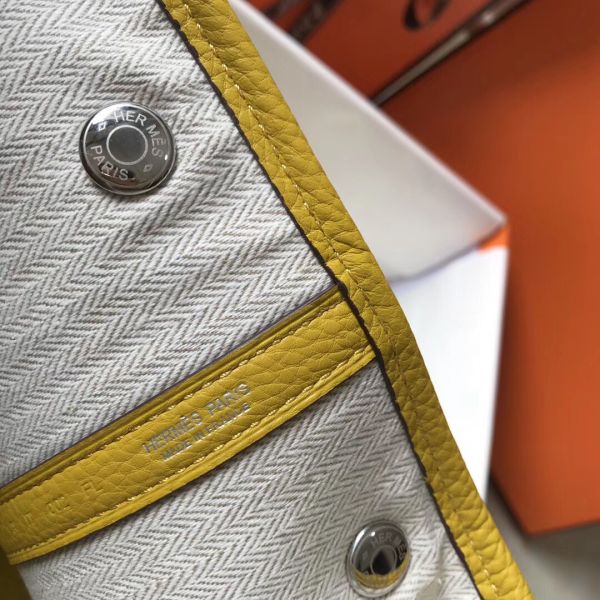 HERM Garden Party 36 Bag In Yellow Clemence Leather