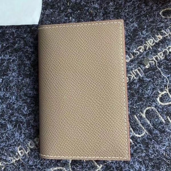 HERM MC¬≤ Euclide Card Holder In Taupe Epsom Leather