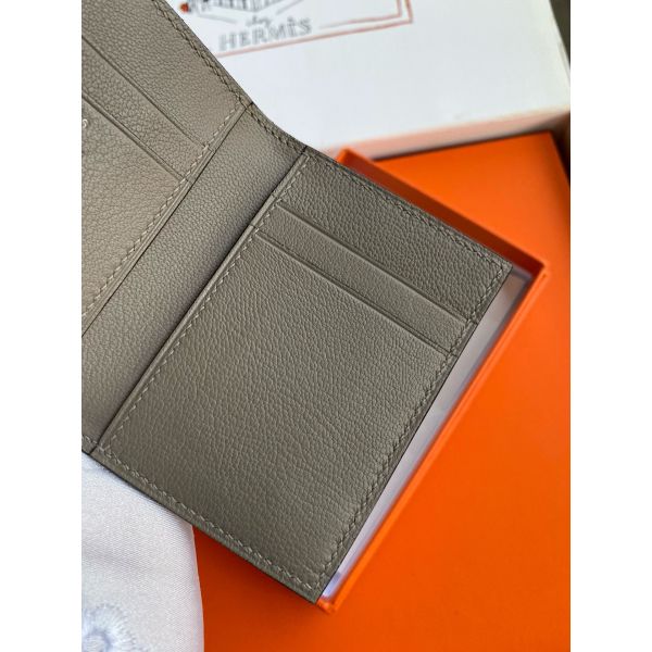 HERM MC¬≤ Euclide Card Holder in Himalaya Niloticus Crocodile Skin