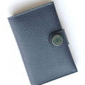 HERM R.M.S Card Holder in Blue Nuit Evergrain Calfskin