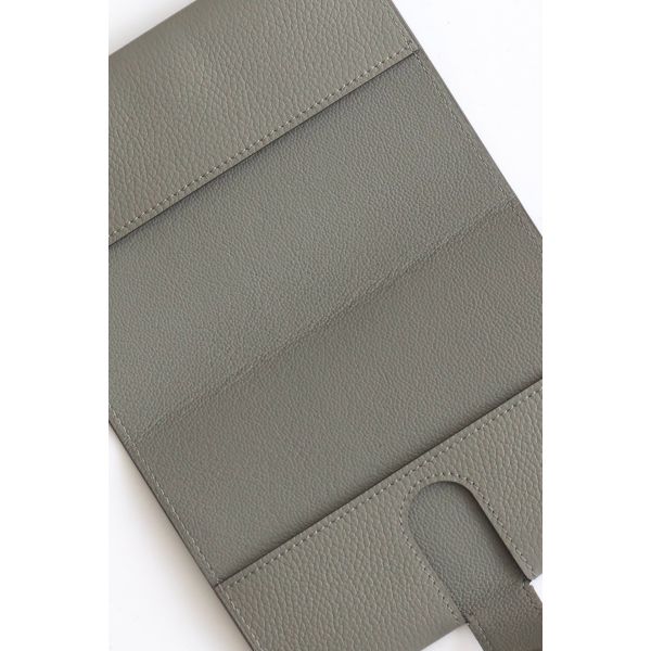 HERM R.M.S Passport Holder in Gris Meyer Evercolor Calfskin
