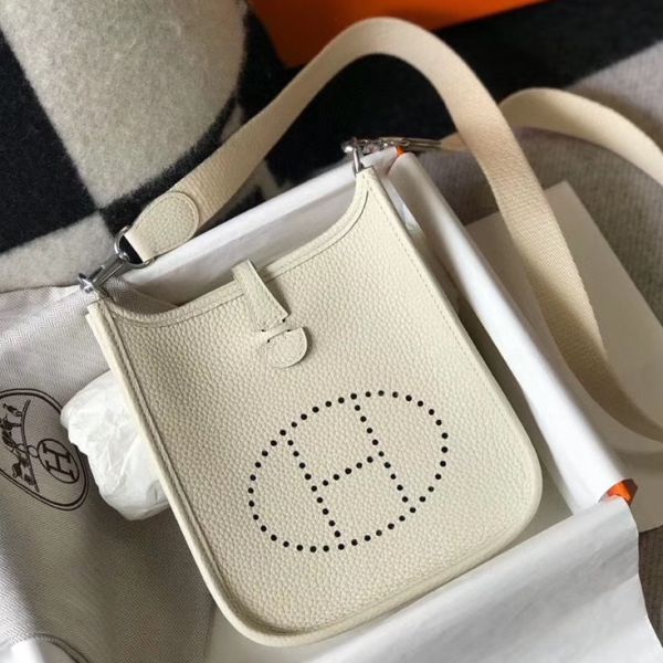 HERM Evelyne III TPM Bag In beton Clemence Leather