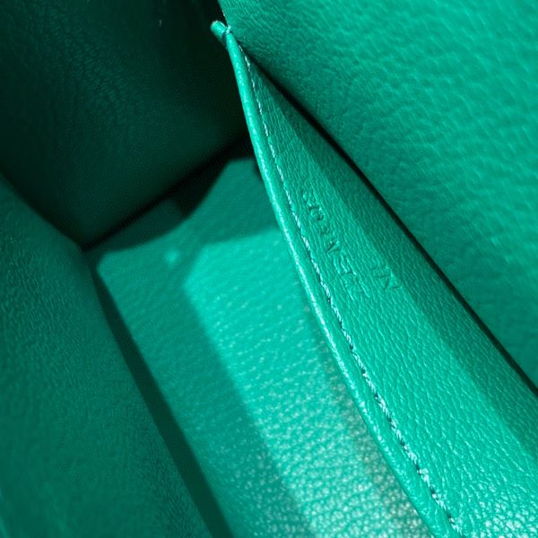 HERM Kelly Mini II Bag In Vert Jade Epsom Leather GHW