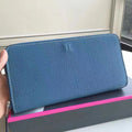 HERM Blue Jean Azap Zipped Wallet