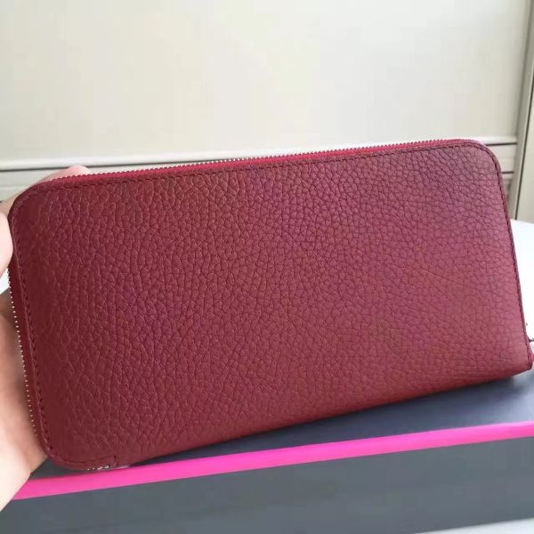 HERM Ruby Clemence Azap Zipped Wallet