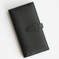 HERM Bearn Long Handmade Wallet in All Black