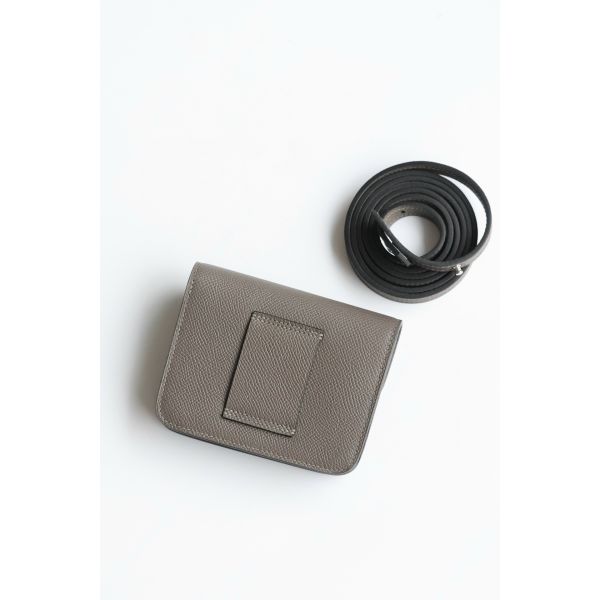 HERM Constance Slim Wallet in Etain Epsom Calfskin