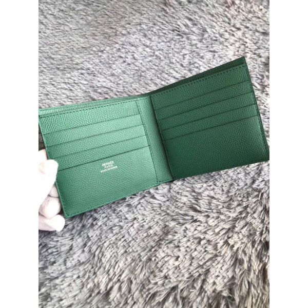 HERM Green MC¬≤ Copernic Compact Wallet