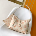 CARRYALL PM 29 BAG IN BEIGE MIX PINK MONOGRAM EMPREINTE LEATHER